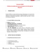 Políticas de publicación para graduados de la Escuela de Negocios