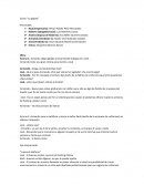 Guion “La página” Personajes