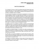 PRACTICA DE MEDIACIÓN
