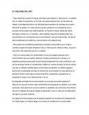 DISCURSO DEL REY "ENSAYO"