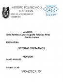 Manejo de archivos en UNIX