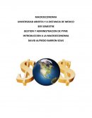 GESTION Y ADMINISTRACION DE PYME INTRODUCCION A LA MACROECONOMIA