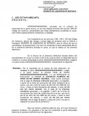 INCIDENTE LIQUIDACION DE SENTENCIA