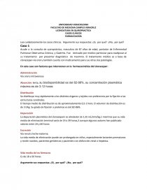 CASOS CLINICOS FARMACOLOGÍA. Página 1