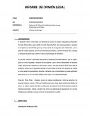 OPINIÓN LEGAL SOBRE SENTENCIA DE TRIBUNAL CONSTITUCIONAL