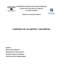 QUIMICA ANALITICA. COMPENDIO DE VOLUMETRÍA Y GRAVIMETRÍA