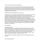 Ensayo sobre Chemical Process Engineering Chapter 1