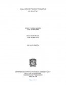 SIMULACIÓN DE PROCESO PRODUCTIVO LEY DE LITTLE