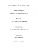 CONTAMINACIÓN MARINA