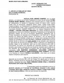 Escrito de demanda civil