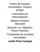 Compendio de contratos mercantiles