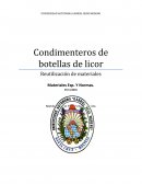 Condimenteros de botellas de Licor