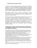 Planteamiento de actividades tacticas