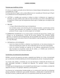 CLIMAS Y BIOMAS Factores que modifican el clima. Página 1