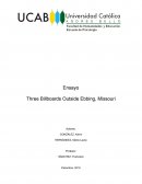 Ensayo Three Billboards Outside Ebbing, Missouri