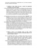 GUÍA PARA LA REALIZACIÓN DEL COMENTARIO DE LA LECTURA DE MANUEL DELGADO, CÍRCULOS VIRTUOSOS