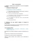 Taller: La comunicación