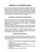 Abuso a la tecnología