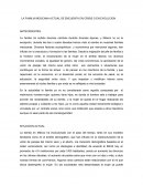 LA FAMILIA MEXICANA ACTUAL SE ENCUENTA EN CRISIS O EN EVOLUCION