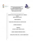 METODOLOGÍA DE LA INVESTIGACIÓN . INFORME ETNOGRÁFICO