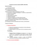 Conferencia de prensa matutina SADER (04/01/2019) Puntos Principales