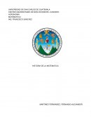 HISTORIA DE LA MATEMATICA