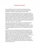 Filosofía ¿Para qué?