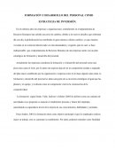 FORMACIÓN Y DESARROLLO DEL PERSONAL COMO ESTRATEGIA DE INVERSIÓN