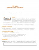 Politicas de uso de tecnologia