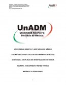 Actividad Disciplinas de investigación histórica