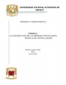 La construcción de las primeras instituciones políticas de Atenas a Roma