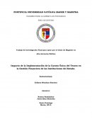 Tesis Impacto de la Implementación de la CUT