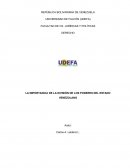 LA IMPORTANCIA DE LA DIVISIÓN DE LOS PODERES DEL ESTADO VENEZOLANO