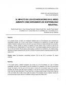 EL IMPACTO DE LOS ECO-INDICADORES EN EL MEDIO AMBIENTE COMO HERRAMIENTA DE SOSTENIBILIDAD INDUSTRIAL