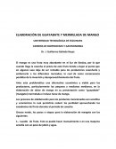 Elaboración de dulce de mango (Mangate) artesanalmente