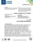 HISTORIA Y PENSAMIENTO DE LA ECONOMÍA I