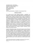 Desarrollo alternativo y contabilidad: Una aproximación. Parte 1