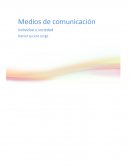 Medios de comunicación . Individuo y sociedad