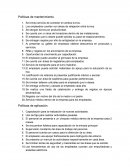 Politicas y organigrama