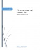 Plan nacional del desarrollo
