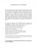 Comprendiendo lo que poseemos