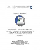 INVESTIGACION Y ANALISIS DE ALUMNOS QUE ESTUDIIAN Y TRABAJAN EN EL SEGUNDO SEMESTRE DE LA CARRERA DE ING. CIVIL, TUNO MATUTINO Y VESPERTINO DEL INSTITUTO TECNOLOGICO DE MATEHUALA