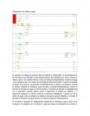 Llenadora de botellas en Logixpro. Descripción de código usado
