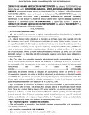 CONTRATO DE OBRA EN ASOCIACIÓN EN PARTICIPACIÓN