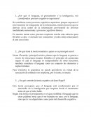 Cuestionario sobre psicolinguistica