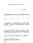Resumen de"Lenguaje y Literatura" por Michel Foucault
