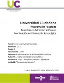 Administración de la Planeación Estratégica