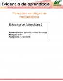 Planeación estratégica de mercadotecnia