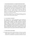 ¿Por qué razón las personas no se comportan todas de igual manera?