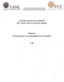 Reporte Comunicación en la actualidad como profesión